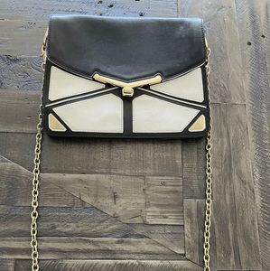 Bolkier black and white bag